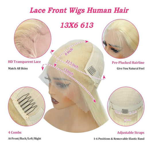 613 Blonde Frontal Wig