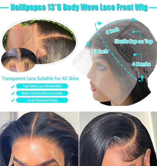 Black Frontal Wig